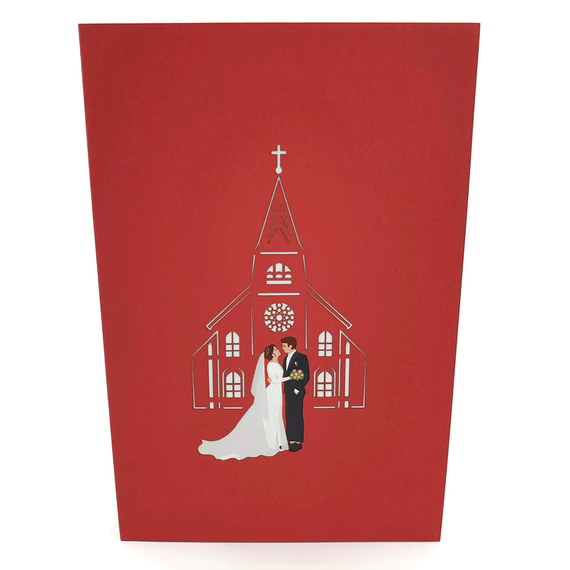 Wedding Chapel Pop Up Card Blank