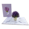 Lavender Pop Up Card Blank