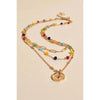 Gold Star Charm Multi Layer Necklace by ADORNE