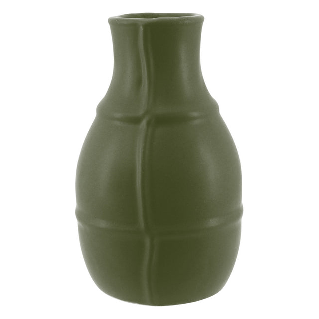 Shorty Olive Bottle Vase