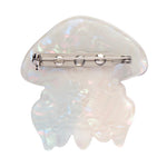 The Whimsical White Spotted Jellyfish Brooch by Erstwilder