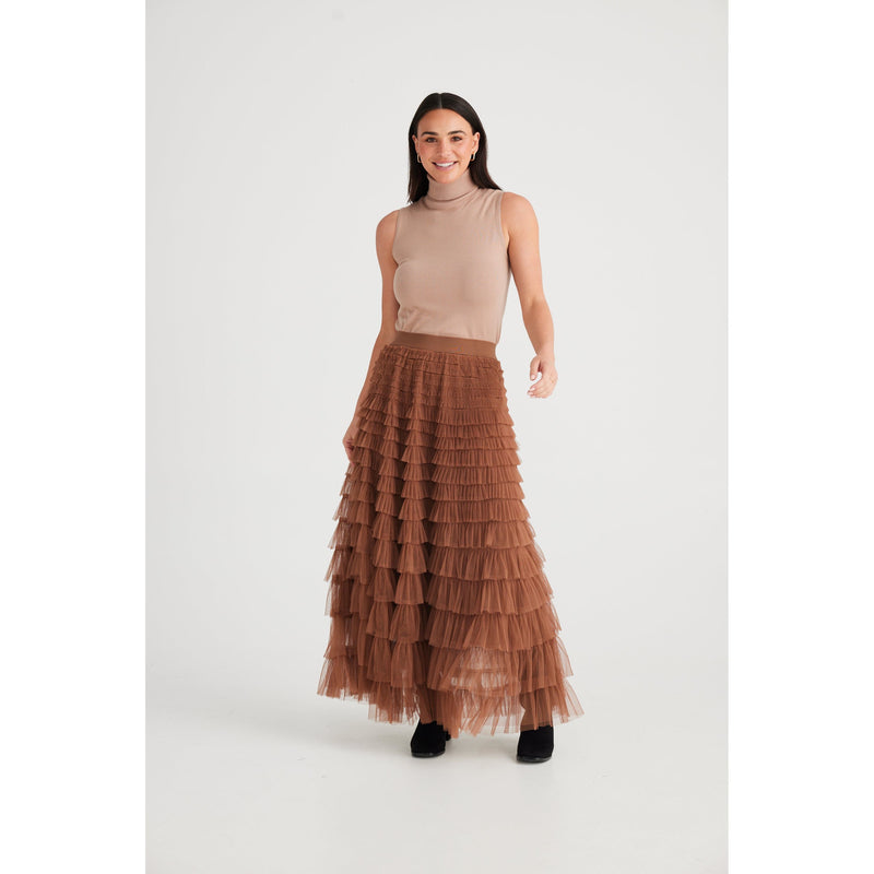 Brown Chance Skirt