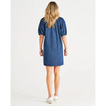 Blue Wash Mahalo Denim Dress by Betty Basics