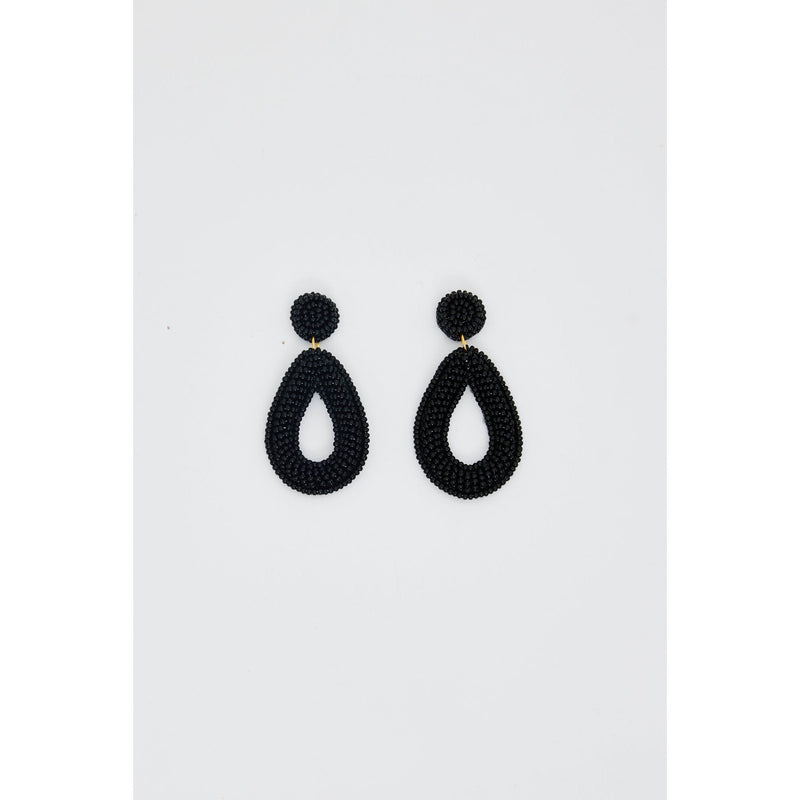 Black Moonraker Earrings by Holiday Design