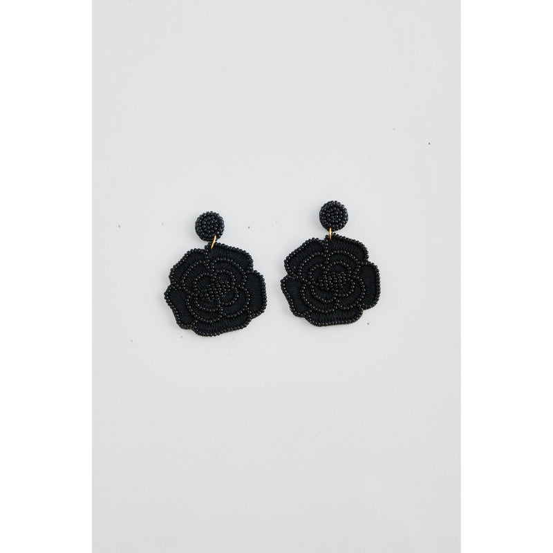 Black Sunlight Earrings by Holiday Design