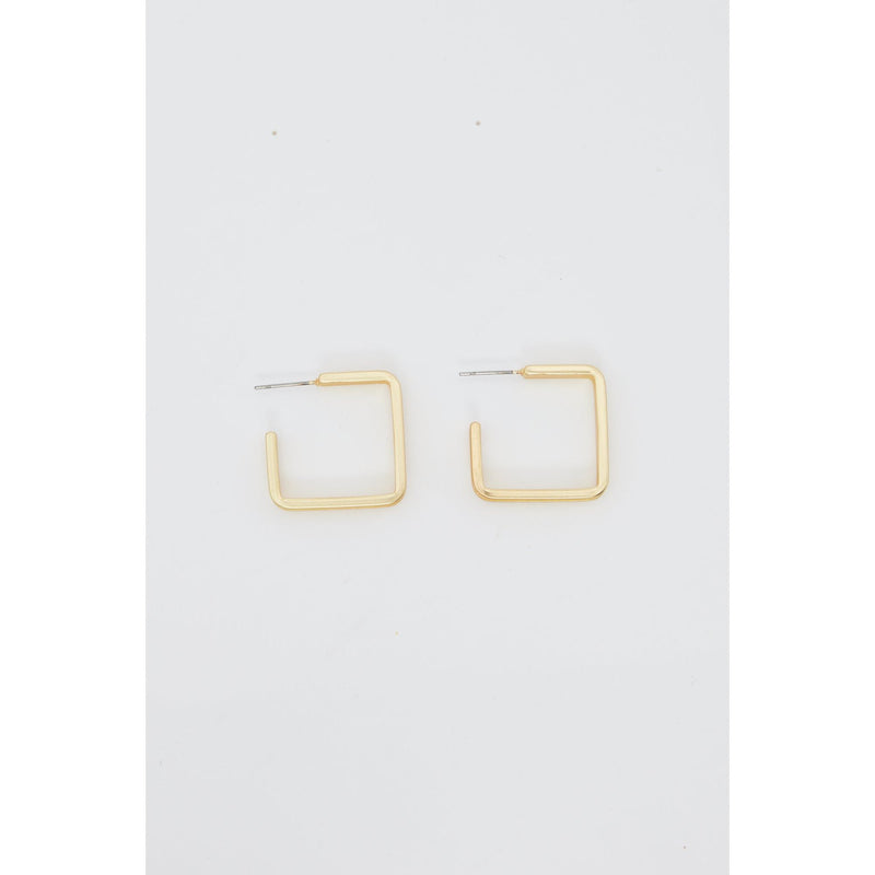 Gold Forma Earrings by Holiday Design