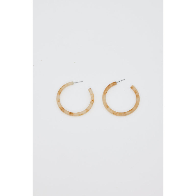Natural Marble Suna Earrings by Holiday Design
