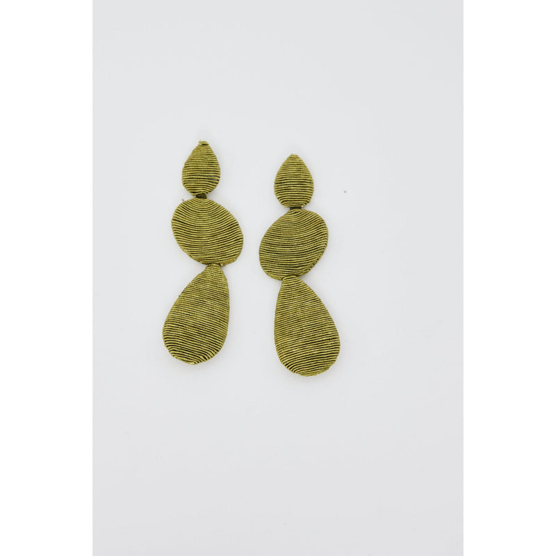 Olive Calypso Earrings by Holiday Design