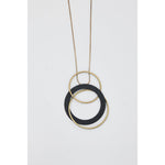 Pronto Necklace Black and Gold by Holiday Design