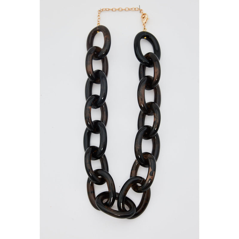 Black Figero Necklace by Holiday Design