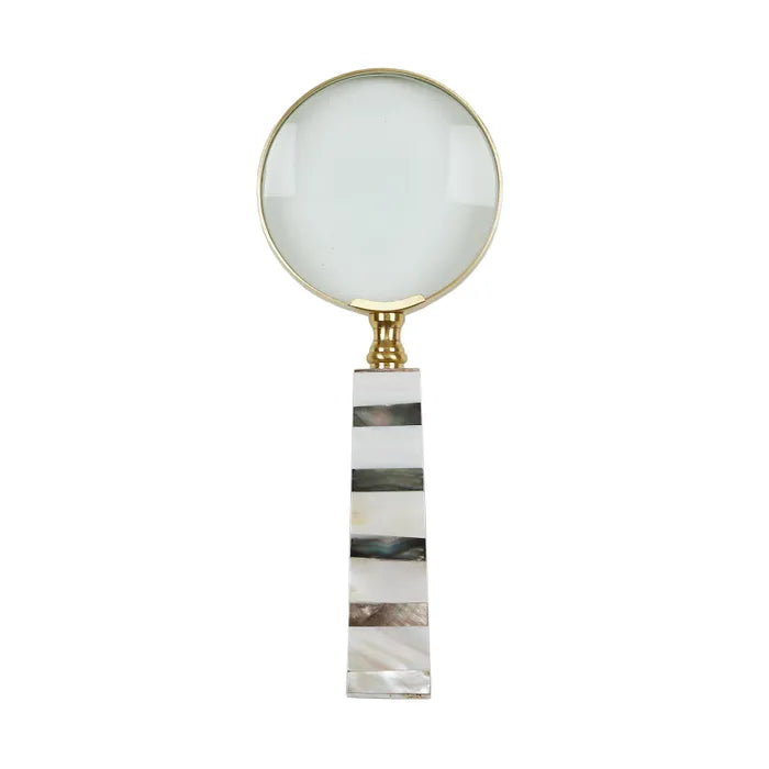 Mother of Pearl Stripe Magnifying Glass