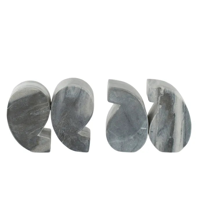 Quote Marble Book Ends