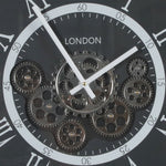 Classic London Exposed Gear Wall Clock