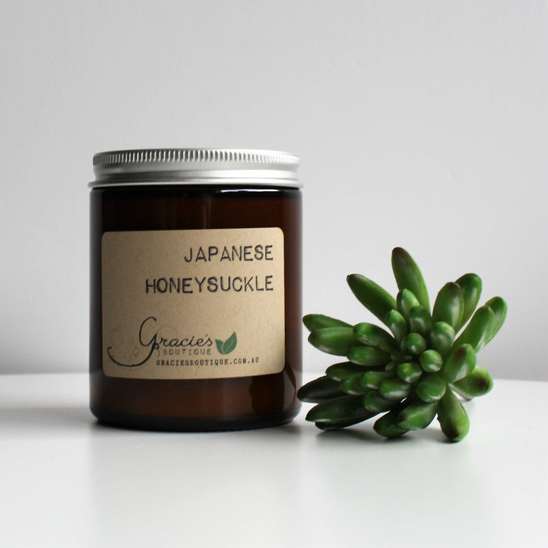 Japanese Honeysuckle Amber Soy Candle