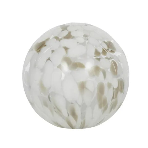 Mottie Milky Glass Decorative Ball - Large