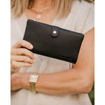 Stella Black Wallet by LOUENHIDE