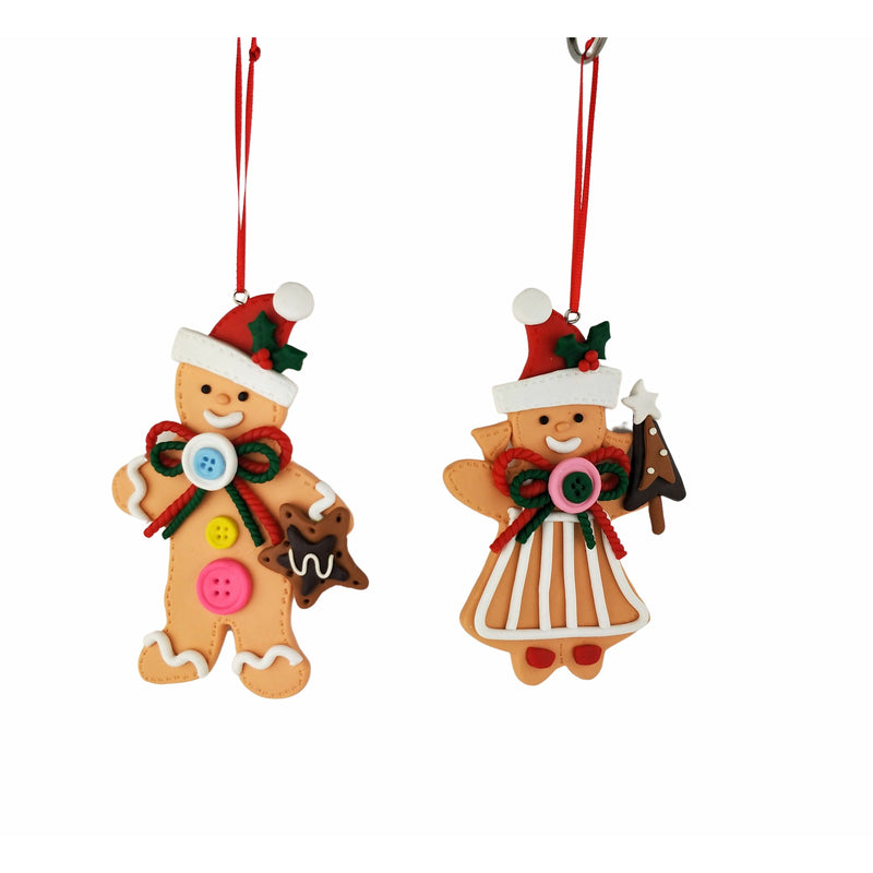 Christmas Gingerbread Boy or Girl  Ornament