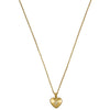 Gold CZ Heart Necklace