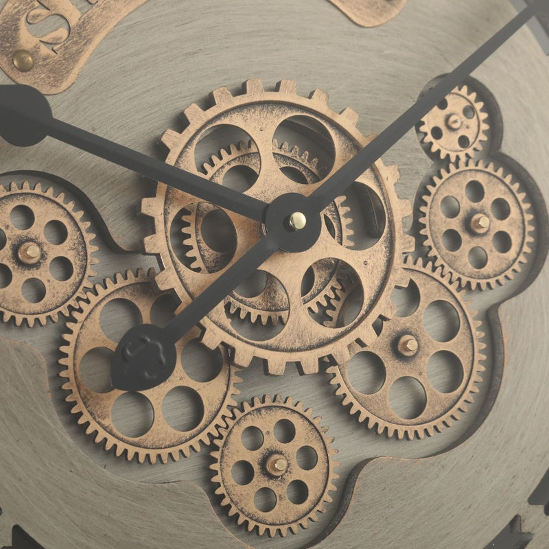 Spin Time Exposed 3D Gear Clock